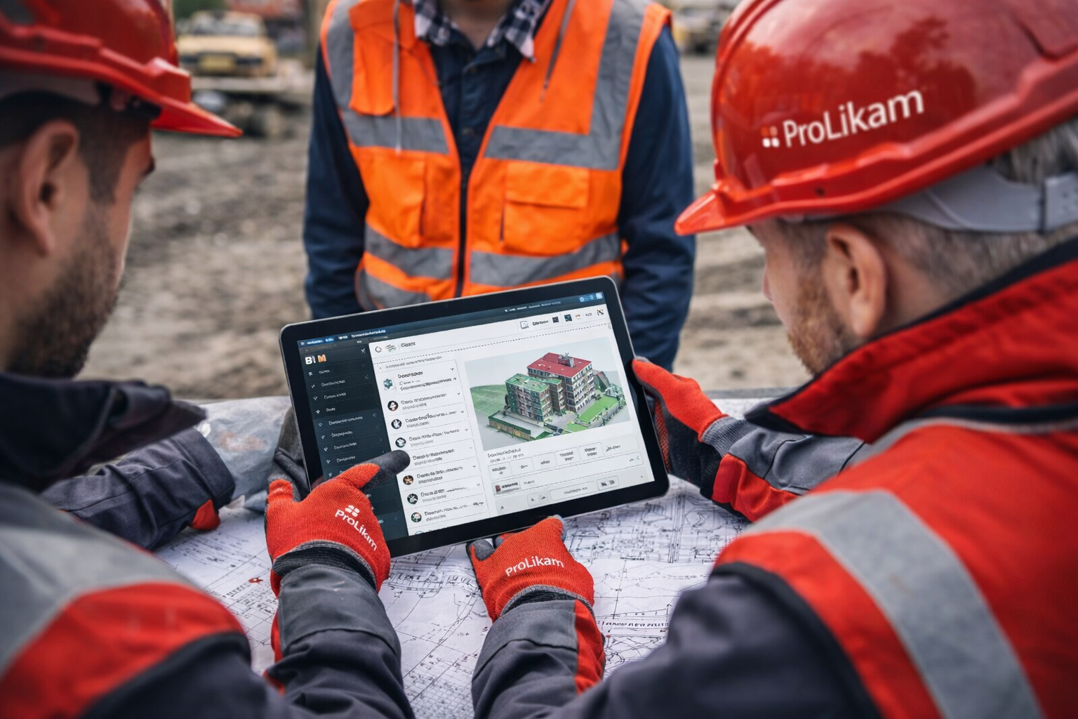 Tým ProLikam na stavbě